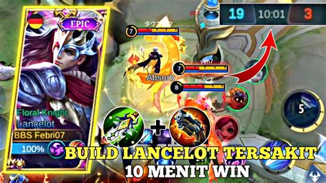 BUILD LANCELOT TERSAKIT 2022 MOBILE LEGEND YouTube