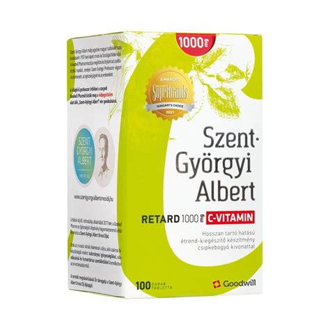 Szent Gy Rgyi Albert C Vitamin Mg Retard Tabletta Pingvin Patika