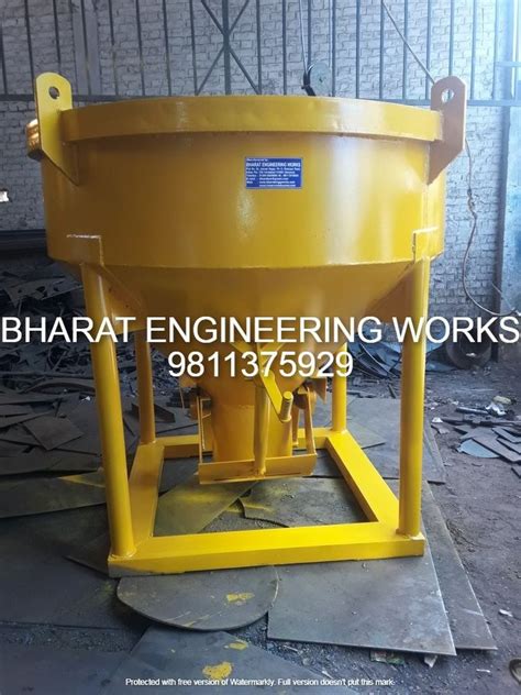 Concrete Bucket Cone Type For Construction Capacity 0 25 To 5 Cubic