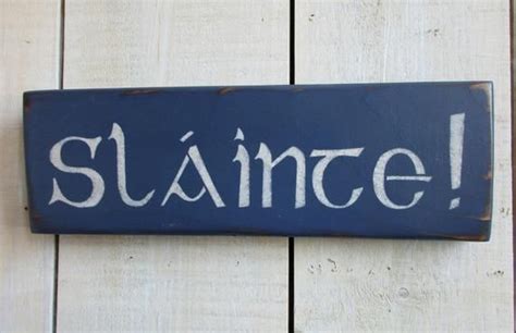 Made To Order Handmade Wood Sign Irish Slainte Cheers Etsy Handmade