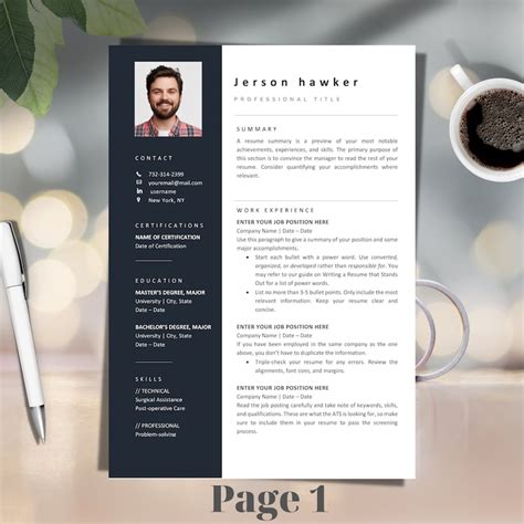 Free Simple Resume Template For Word Dolftao