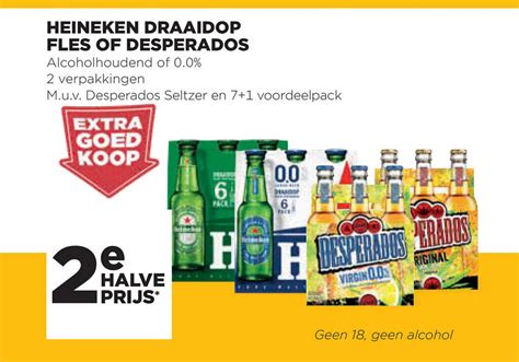 Heineken Draaidop Fles Of Desperados 2 Verpakkingen Aanbieding Bij Jumbo