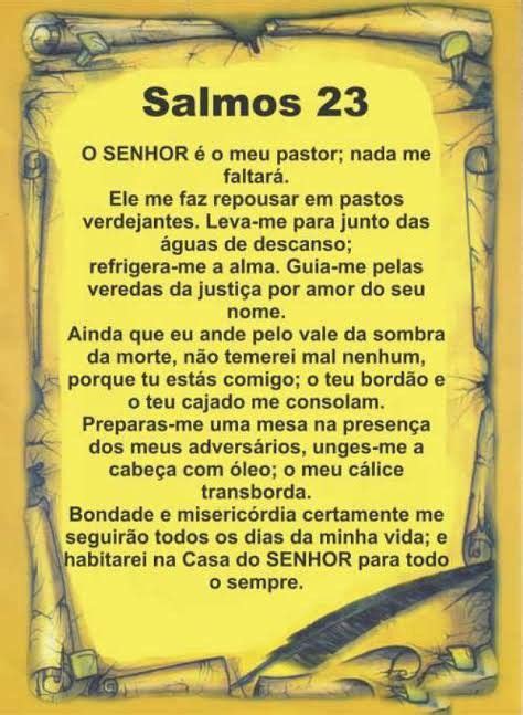 Salmos 23 Salmo de proteção Salmo 23 e Frases de oração