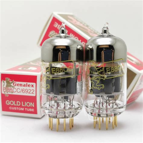 1PC NEW Audio Valve Vacuum Russia Genalex GOLD LION Gold Pin E88CC