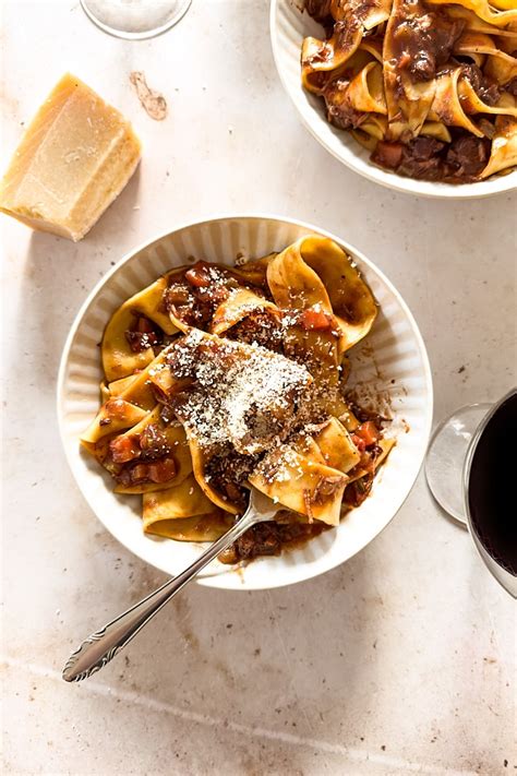 Slow Cooked Lamb Ragu With Pappardelle Not Just Food