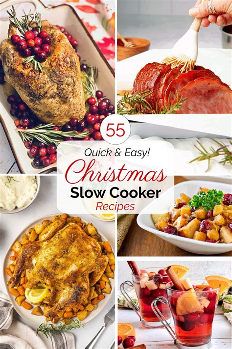 55 Easy Christmas Crockpot Recipes: Quick, Festive Holiday Ideas