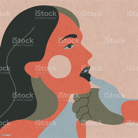 Girl In Love Stock Illustration Download Image Now Abstract