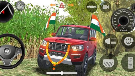 Dollar Song Modified Mahindra Red Scorpio S11indian Car Simulator 3d