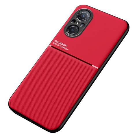 Ovitek Tpu Imprinted Leather Red Za Huawei Nova Se Honor Se