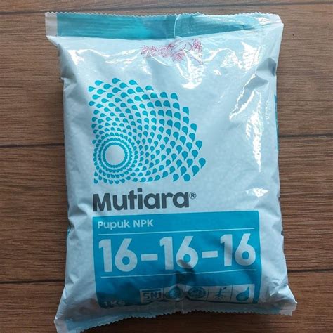 Jual Pupuk NPK Mutiara Meroke 16 16 16 Kemasan Pabrik 1 Kg 1000 Gram