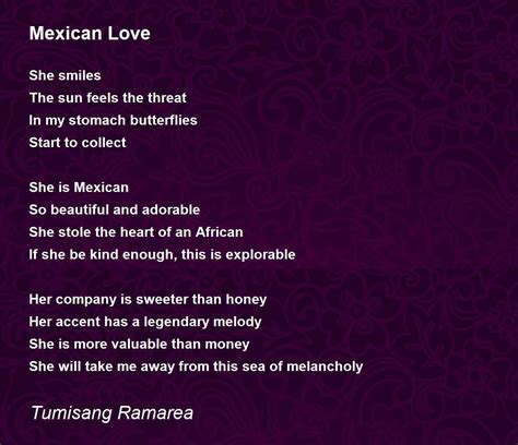 Chicano Love Poems For Her