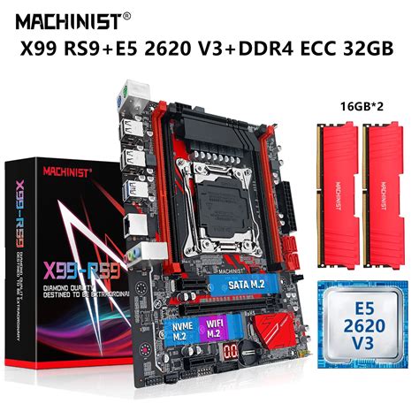 Machinista X Rs Placa M E Lga Kit Xeon E V