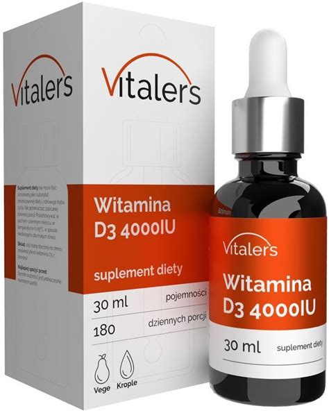 Preparat Medycyny Naturalnej Vitaler S Witamina D3 4000 IU Krople 30