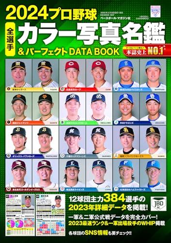 『2024プロ野球全選手カラー写真名鑑andパーフェクトdata Bookbbmook 1637』週刊ベースボール編集部の感想 ブクログ