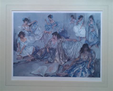 Sir William Russell Flint France Variations Iv Print Limited Edition