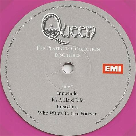 Queen The Platinum Collection 6lp Color Купить виниловую пластинку