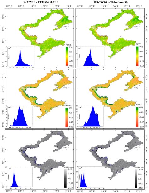 Spatial And Frequency Distributions Of The Normalized Difference