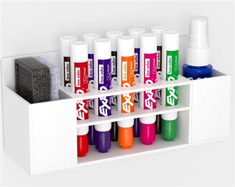 Amazon Hblife Acrylic Magnetic Dry Erase Marker Holder Wall Mount