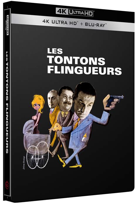 LES TONTONS FLINGUEURS STEELBOOK BD UHD 4K BD ESC Editions