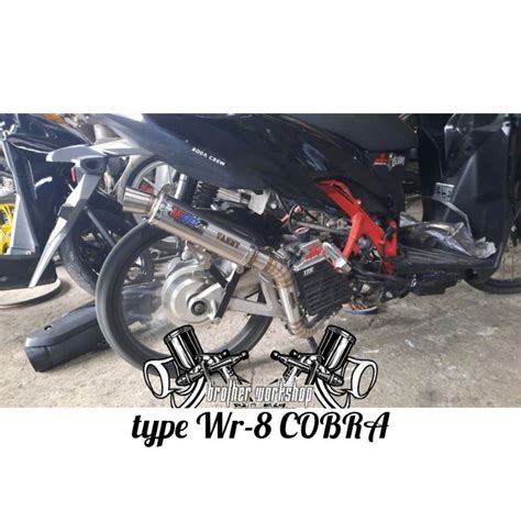 Jual Knalpot WRC Type WR 8 COBRA VARIO 125 150 OLD LED NEW Shopee