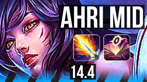 Ahri Vs Yasuo Mid 6 Solo Kills Legendary 19 5 9 Tr Grandmaster