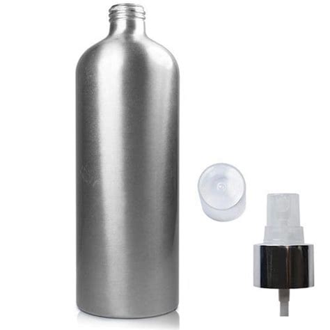 500ml Brushed Aluminium Spray Bottle Ampulla Ltd 0161 367 1414