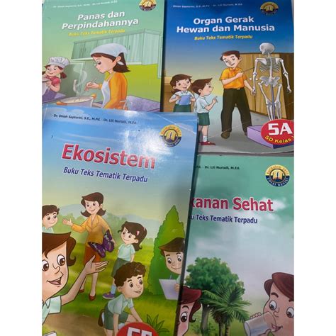 Jual Buku Teks Tematik Terpadu 5 ABCDEFCHI Kelas 5 SD MI K13 REVISI