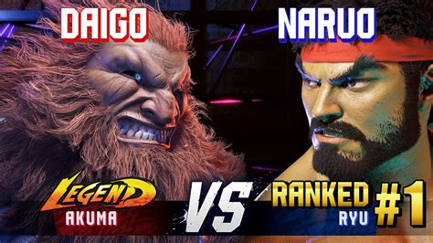 Sf Daigo Akuma Vs Naruo Ranked Ryu High Level Gameplay Magmoe