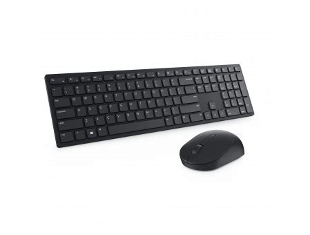 Kit Teclado Y Mouse Dell Km W Inalambrico Espa Ol Negro Ajiu