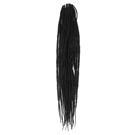 Omabeta Cheveux tressés torsadés Extension capillaire synthétique noire