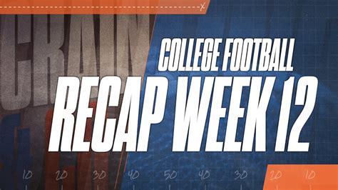 College Football Week 12 Recap & NFL Preview