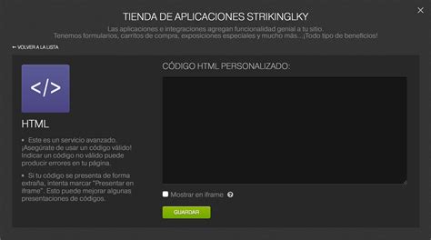 A Adir C Digo Personalizado Html Css Strikingly Centro De Ayuda