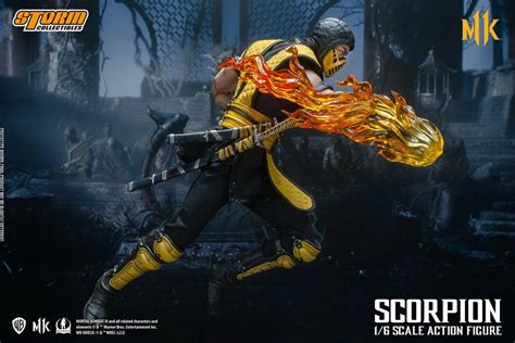 Scorpion Storm Collectibles 1 6th Scale Mortal Kombat Action Figure