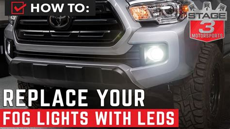 How To Replace Tacoma Fog Lights With Led Bulbs Youtube