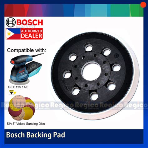 Bosch Rubber Backing Pad For Gex Ae Random Orbital Sander Bosch