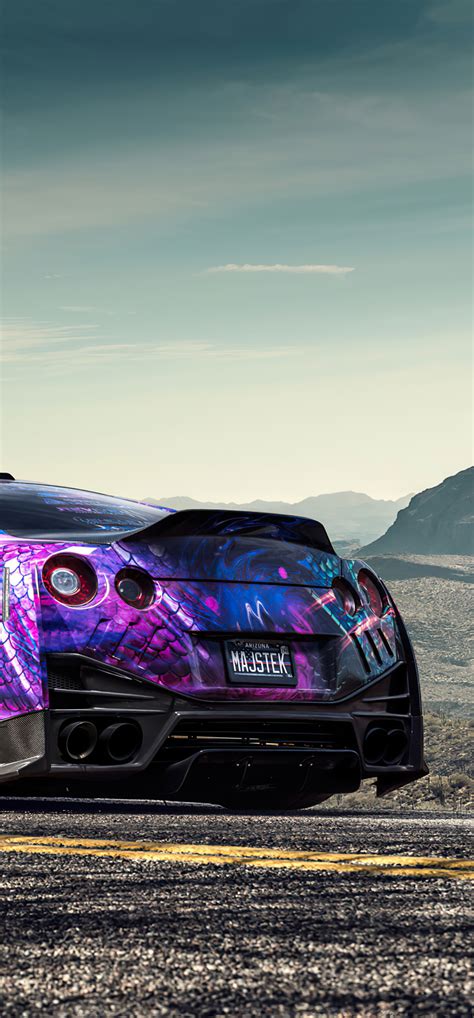 1242x2668 Nissan Gtr 4k Custom Iphone XS MAX ,HD 4k Wallpapers,Images ...