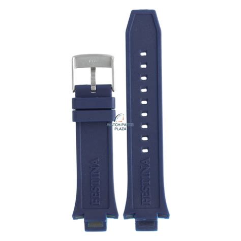 Festina Bc Pulseira De Rel Gio F F T Azul Borracha