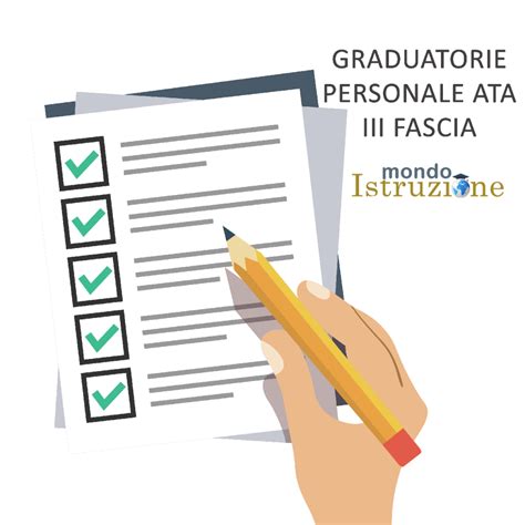 GRADUATORIE ATA TERZA FASCIA Mondo Istruzione