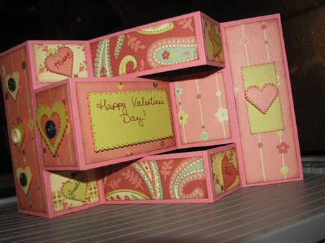 Cardstock And Coffee Valentine S Day Tri Fold Shutter Cards