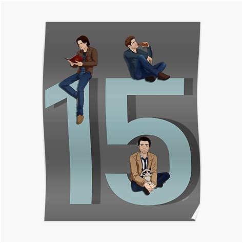 "Supernatural Season 15" Poster by risharight | Redbubble