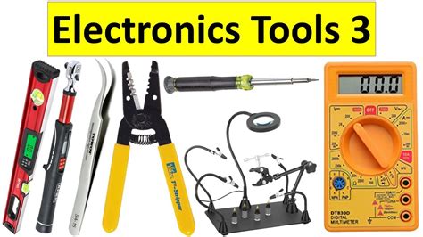 Basic Electronics Electrical Tools Names And Pictures Part 3 YouTube