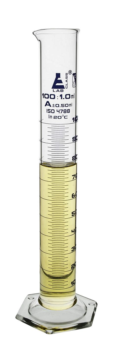 Buy Graduated Cylinder Ml Class A Tolerance Ml Hexagonal