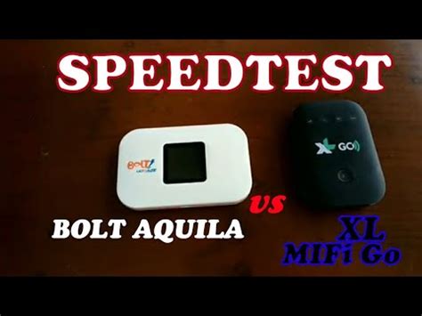 Speedtest Modem Bolt Aquila Vs Xl Mifi Go Movimax Youtube