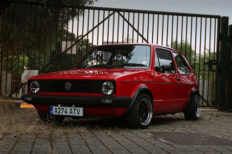 Mk1 Golf Mars Red Driver Retro Rides