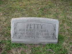 Sarah Elizabeth Betty Hight Petty M Morial Find A Grave