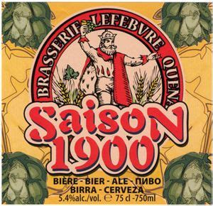 Drink Label Saison Brouwerij Lefebvre Belgiumcol Be Beer