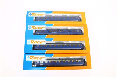 Roco H0 44385 44291 44296 Modeltrein Personenwagen 4 Vier Plan