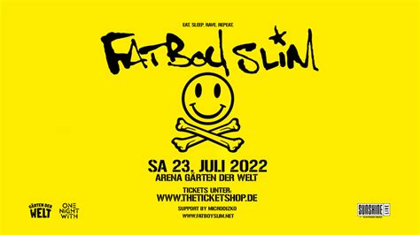 Tickets F R Fatboy Slim Live In Berlin Arena G Rten Der Welt Am