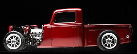 Smg Motoring S Hot Rod Truck Black Background Factory Five Racing