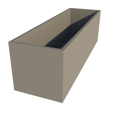 Powder Coated Rectangular Planter X X